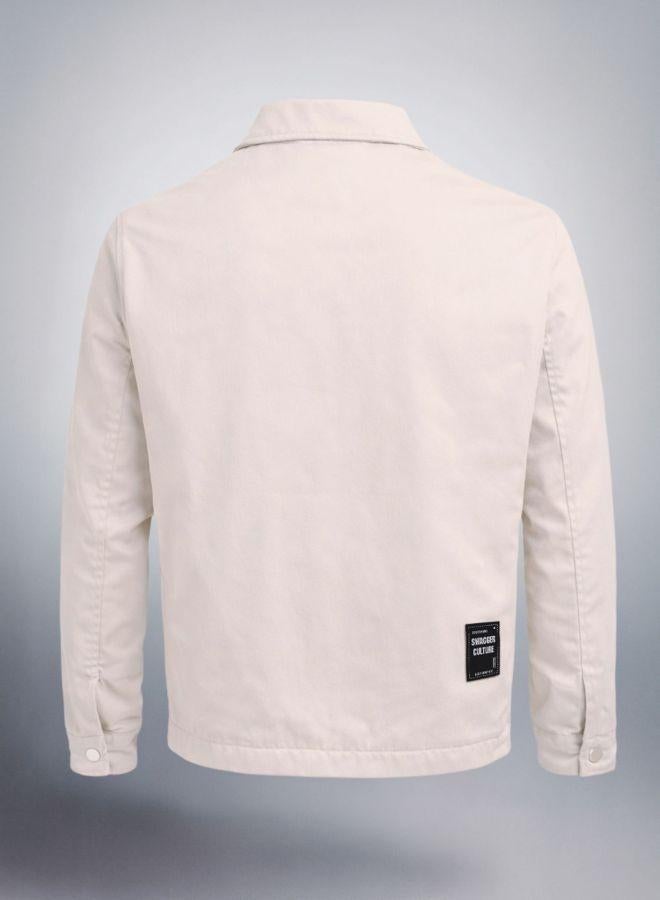 The Indian Garage Co Men Regular Fit Solid Round Neck Full Sleeves Jacket - Image 5